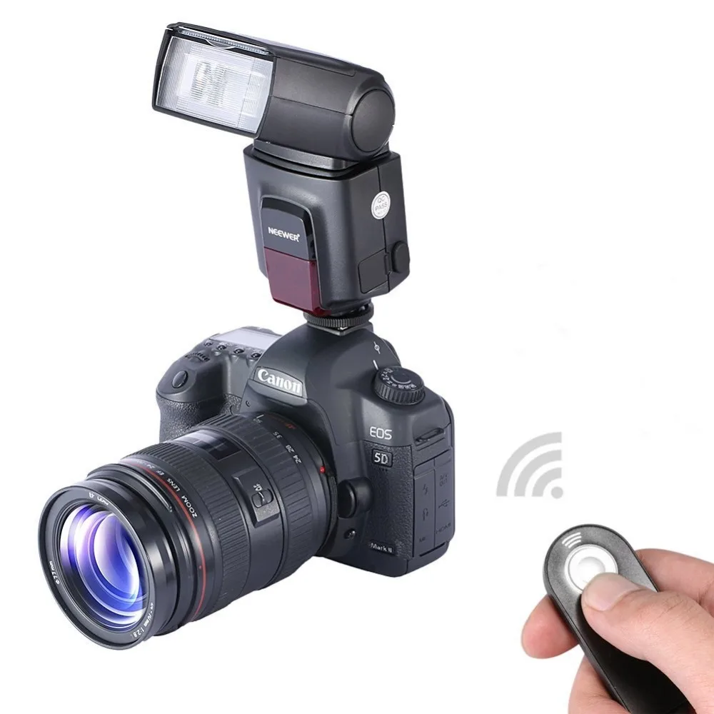 Комплект вспышки Neewer TT560 Speedlite для Canon Nikon Olympus Fujifilm и любой цифровой камеры со