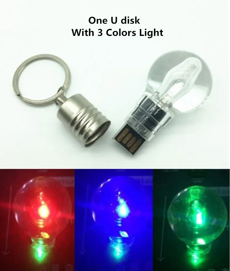 USB-флеш-накопитель в форме лампы светодиодный/8/16/32/64/128 ГБ | Компьютеры и офис