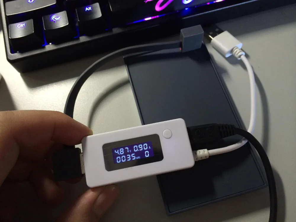 Жк-цифровой дисплей мини USB мощность ток напряжение вольтметр переменного тока