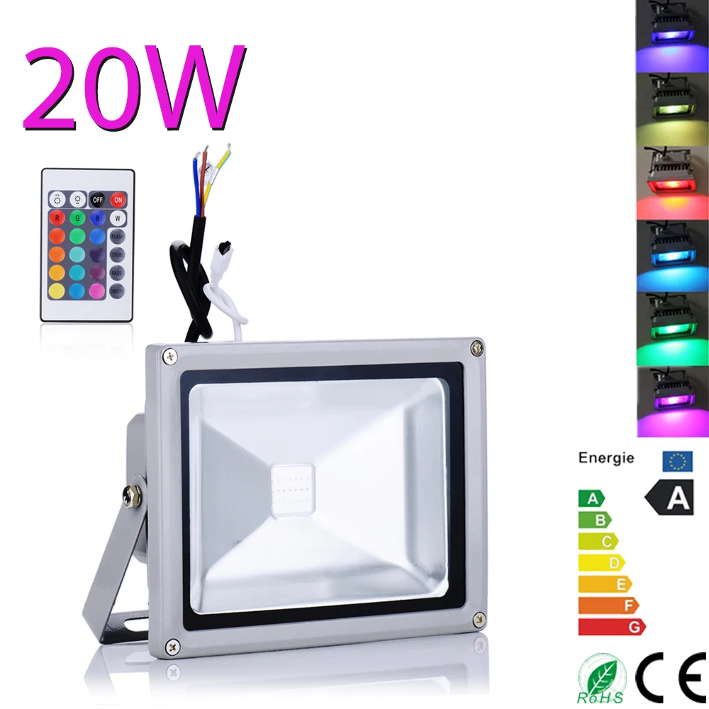 SZYOUMY RGB Светодиодный прожектор 10 Вт 20 30 50 70 100 светодиодный нарусветильник IP65