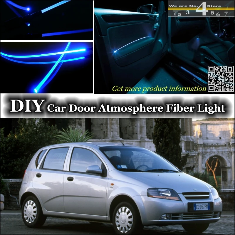 Внутренняя настройка света атмосфера оптоволоконная лента освещения s для Daewoo