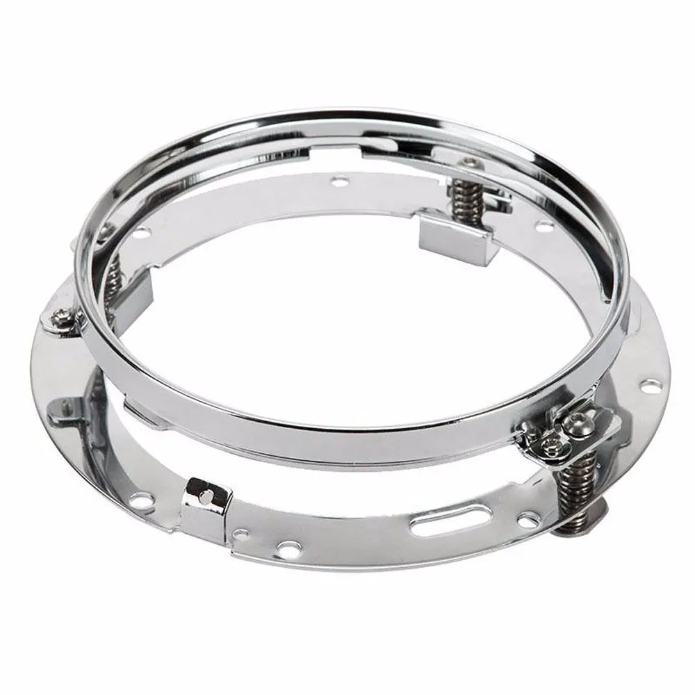 Монтажное кольцо для мотоциклетной фары 7 дюймов кронштейн 156351 8-9750MR серебристый