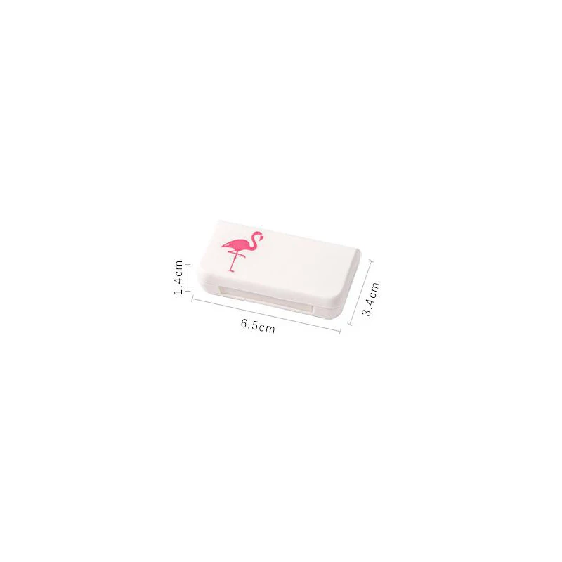 Портативный pill box PP материал прозрачный уплотнение Медицина Витамин коробка для