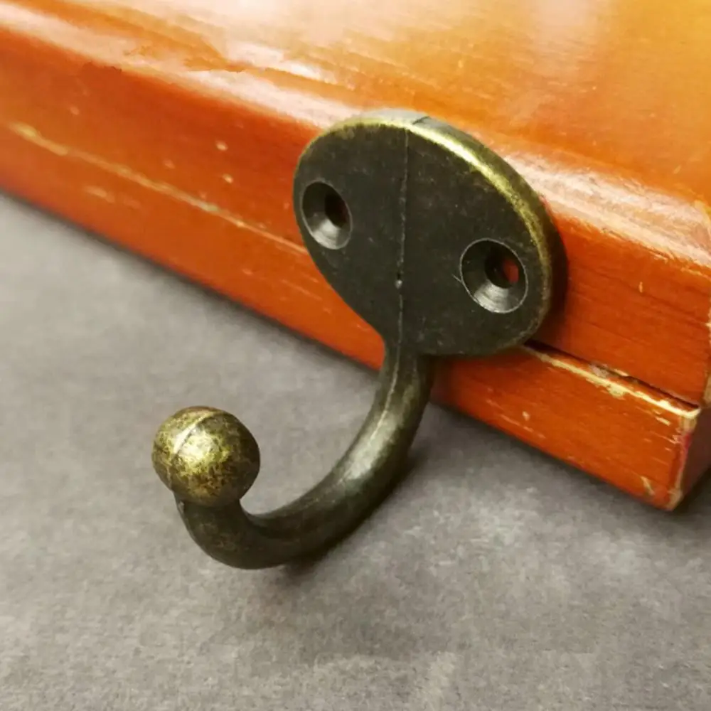 5 шт. Бронзовый настенный крючок для ванной комнаты кухни пальто однотонный