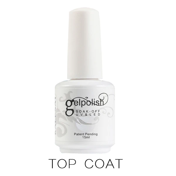Top Coat Поставка фабрики дизайн ногтей телесного цвета личная гигиена лак 15 пилка для ногтей УФ-лак для ногтей гель для украшения для ногтей своими руками - Цвет: Top Coat