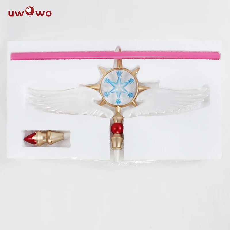 Карточка-каптор UWOWO Kinomoto Sakura волшебная палочка для косплея аниме-карточка