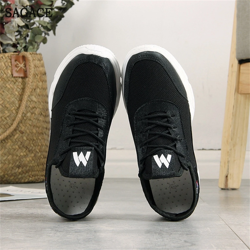 Женские кроссовки со шнуровкой SAGACE повседневные из Вулканизированной Ткани