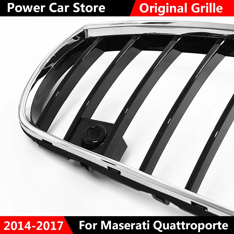 Подходит для Maserati Quattroporte Chrome Black Front OEM оригинальный бампер Гриль 2014 2017
