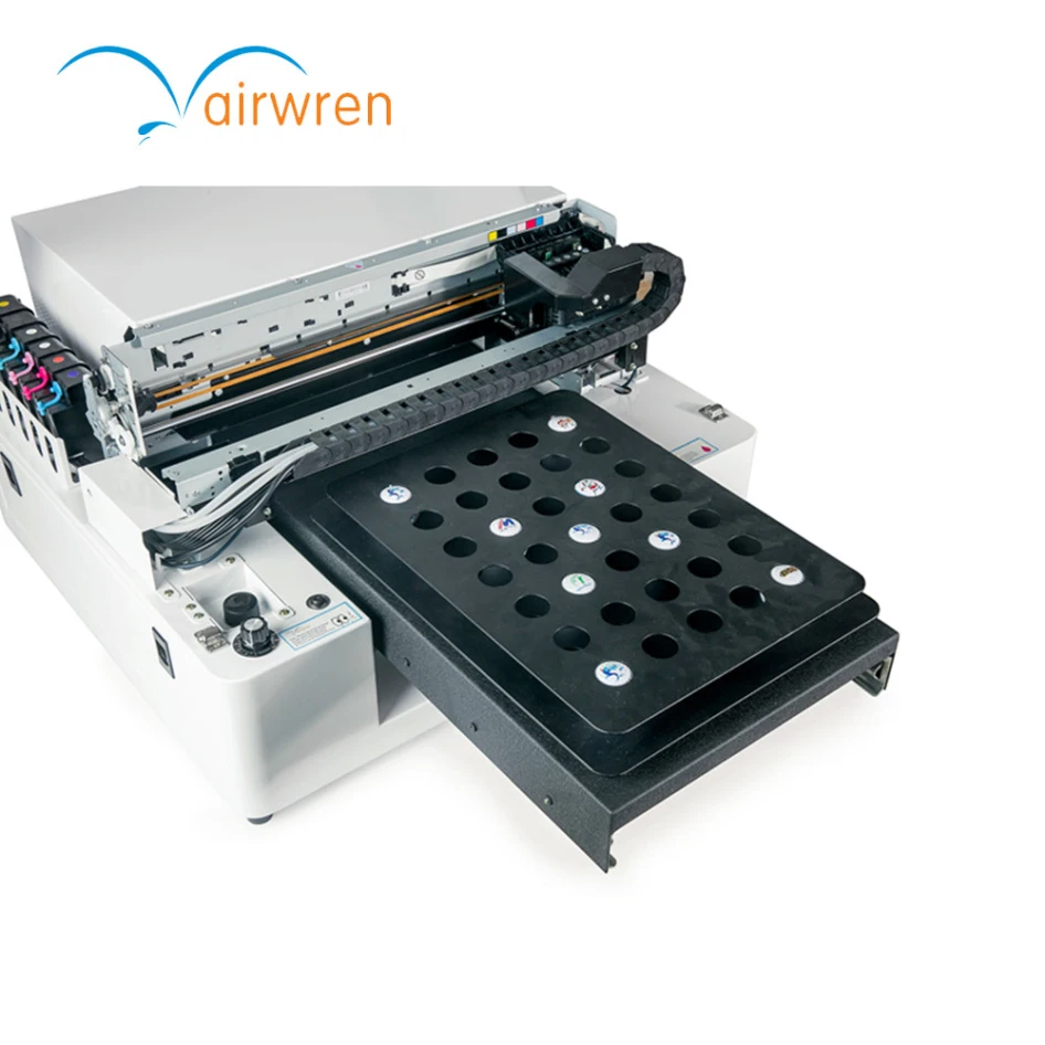 2018 Digital Flatbed Inkjet Uv Printer For Acrylic Led Mini4 Printing Machine