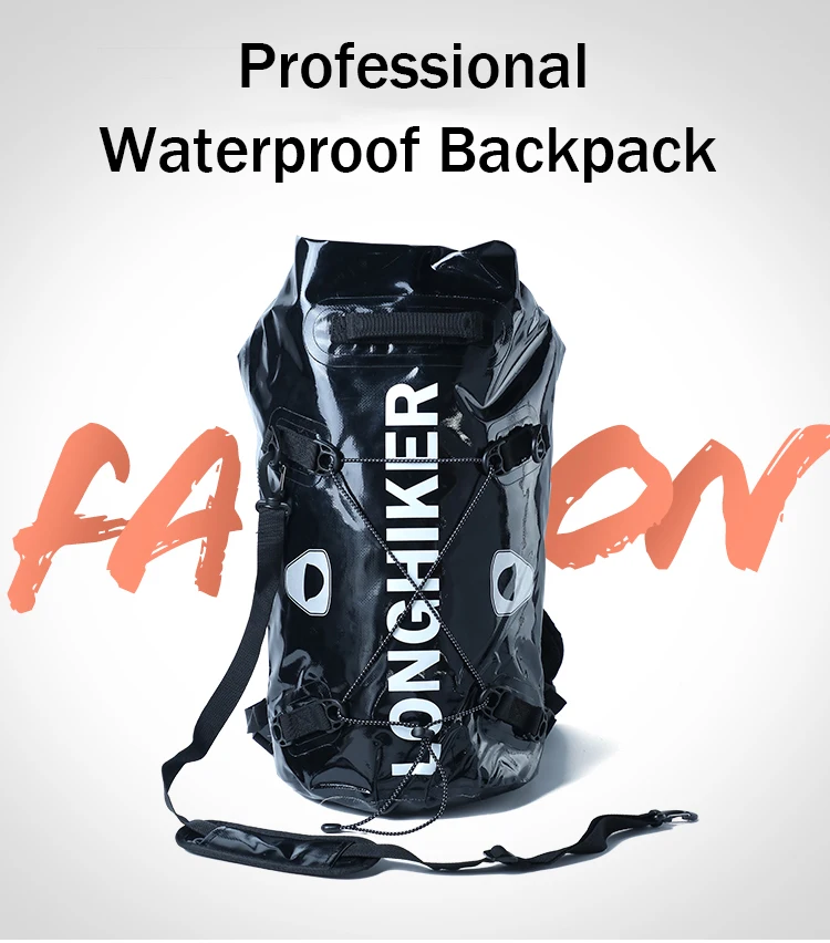 LONGHIKER 30L/20L ПВХ пляжный Водонепроницаемый Сухой Рюкзак Сумка для плавания водонепроницаемый непроницаемый речной треккинг Рафтинг сумка спортивные