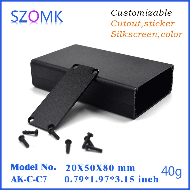 1 шт. алюминиевая стыковка для Электроника szomk 20*50*80 мм|electronic toy|electronic pad and penelectronic