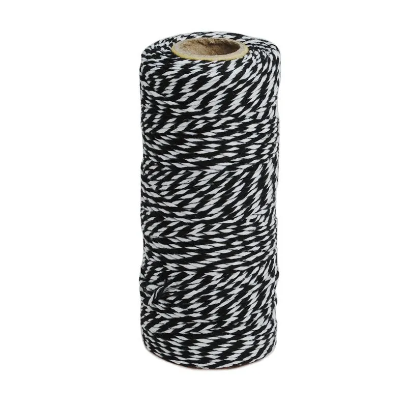 Шпагат черного пекаря для подарочной упаковки веревочки свадебный подарок