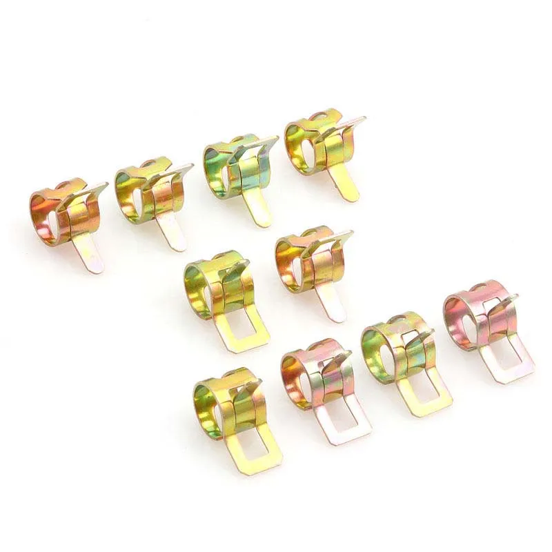 60Pcs/Kit brand new iron Spring Clips Fuel Oil Water Hose Clip Pipe Tube Clamp high quality Accessories | Автомобили и мотоциклы