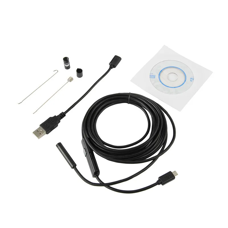 7 мм микро USB Android телефон расширение эндоскоп 6LED Мини камера для мобильного