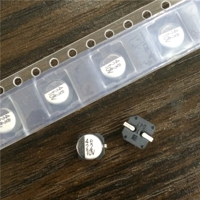 

10 шт. 22 мкФ 10 в ELNA RV2 серия 5x5,3 мм 10в22мкф чип Типа SMD алюминиевый электролитический конденсатор