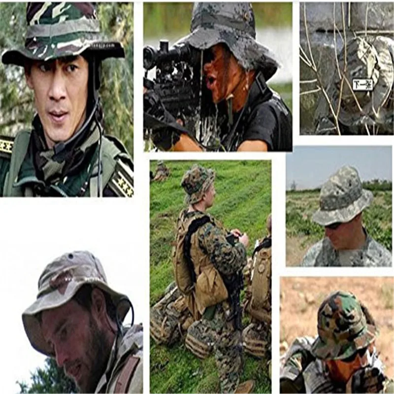 Mounchain Sinairsoft тактический страйкбол Снайпер камуфляж Рыбалка Boonie шапки военные