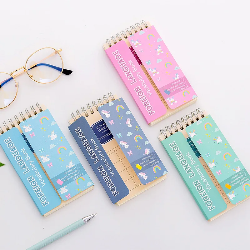 Портативная книга для ноутбука с рисунком сердца единорога | Канцтовары офиса и