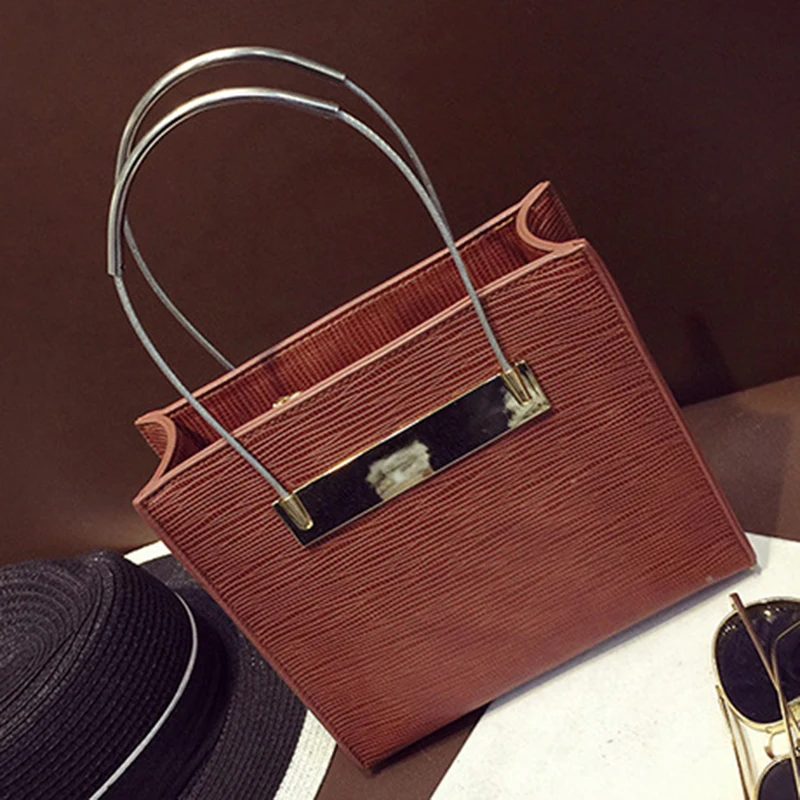 Европейская и американская модная стальная сумка Весенняя новая женская с