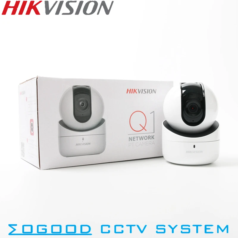 DS 2CV2Q21FD IW Hikvision Английская версия 2 МП Мини Wi Fi PT встроенный микрофон и динамик IP