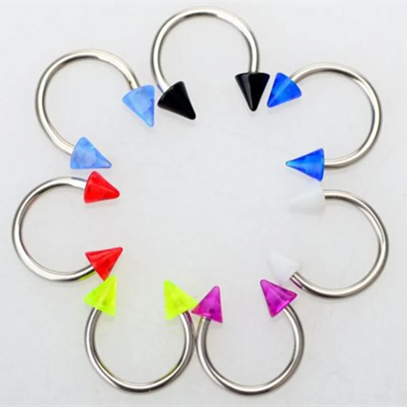 Оптовая продажа пирсинг ювелирные изделия в комплекте смешанный лот 10 шт.