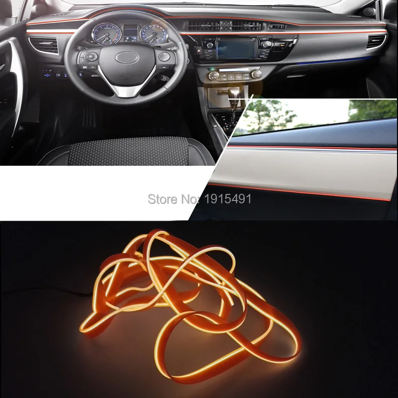 Высококачественная популярная креативная DIY МОДЕЛЬ 1 м 2 3 мм юбка EL холодный свет