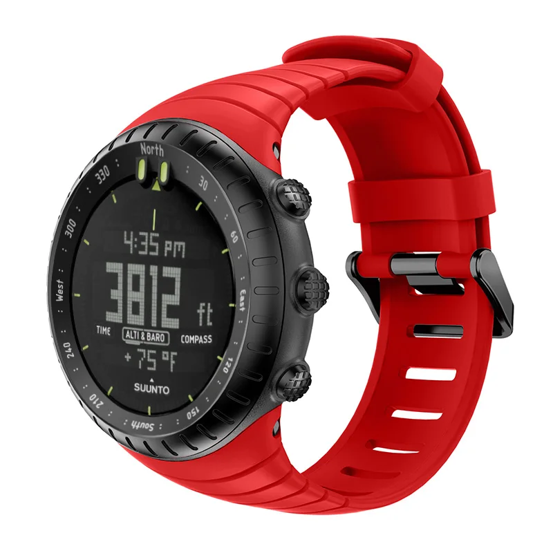 Ремешок для часов Suunto core сменный силиконовый ремешок резиновый спортивный смарт