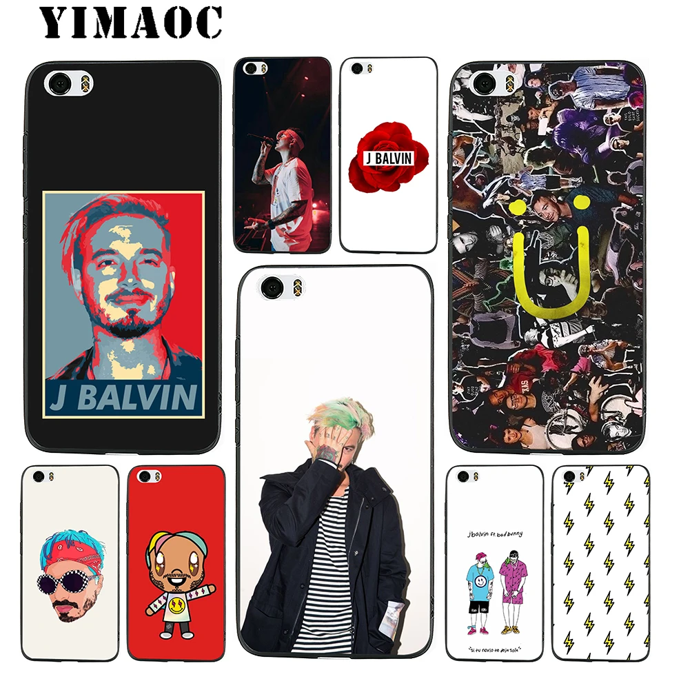 YIMAOC J Balvin Hip Hop Soft Silicone Case for Xiaomi Redmi Note 9 Mi 8 Se 7 6 6A A1 A2 4X 4A 5A 5 MAX 3 MiA1 |