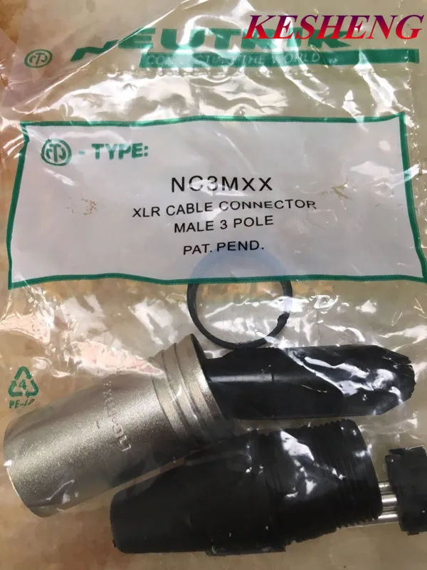 25 шт. NC3MXX и NC3FXX для NEUTRIK Male and female набор 3 Pin XLR коннектор Высокое качество 50