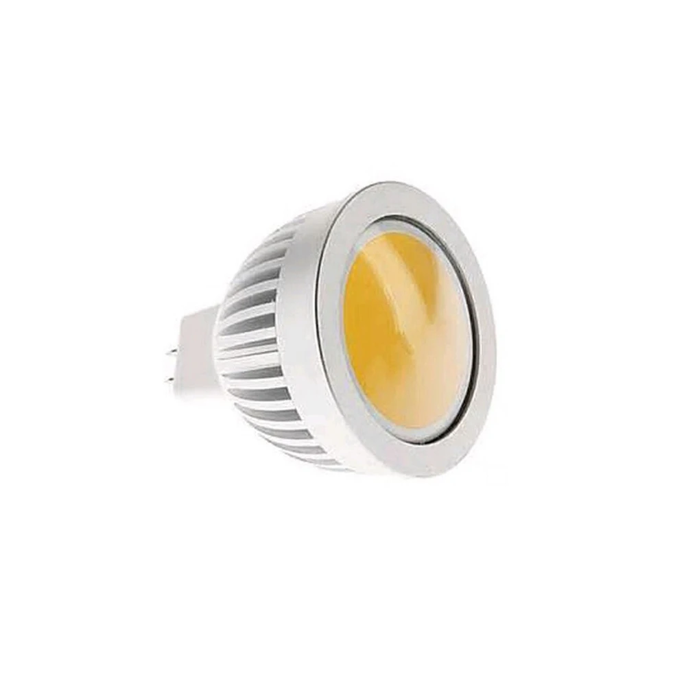 

12V MR16 Base COB Dimmable LED Spotlight Bulb 3W 5W 7W High Power Lamp Enegy Saving 1pcs White Or Warm White JQ