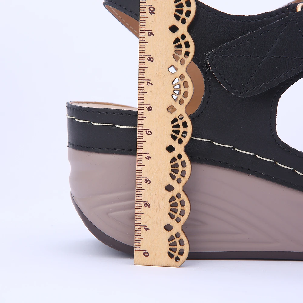 Обувь на танкетке женские босоножки повседневная обувь платформе с мягкой
