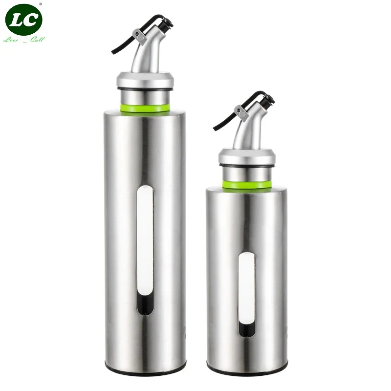 

Oil kettle Stainless steel Kitchen Household Anti-leakage Control Oil Bottle Vinegar Bottle Can Bottle Measuring Tools