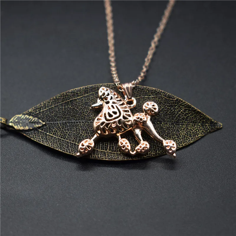 Elfin Wholesale Trendy Poodle Necklaces Gold Color Silver Dog Jewellery Caniche Pendant Women Men | Украшения и аксессуары