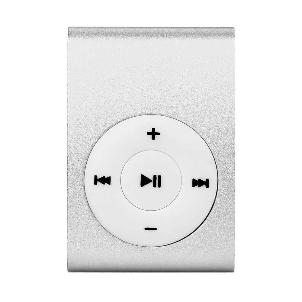 Мини USB Клип MP3 плеер ЖК-экран Поддержка 32 ГБ Micro SD TF карта металлический материал c0606
