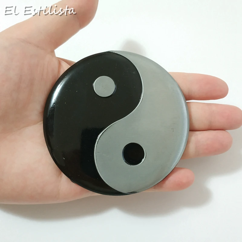 Круглая пряжка для ремня Yin and Yang Feng Shui аксессуары джинсов 4 см в китайском