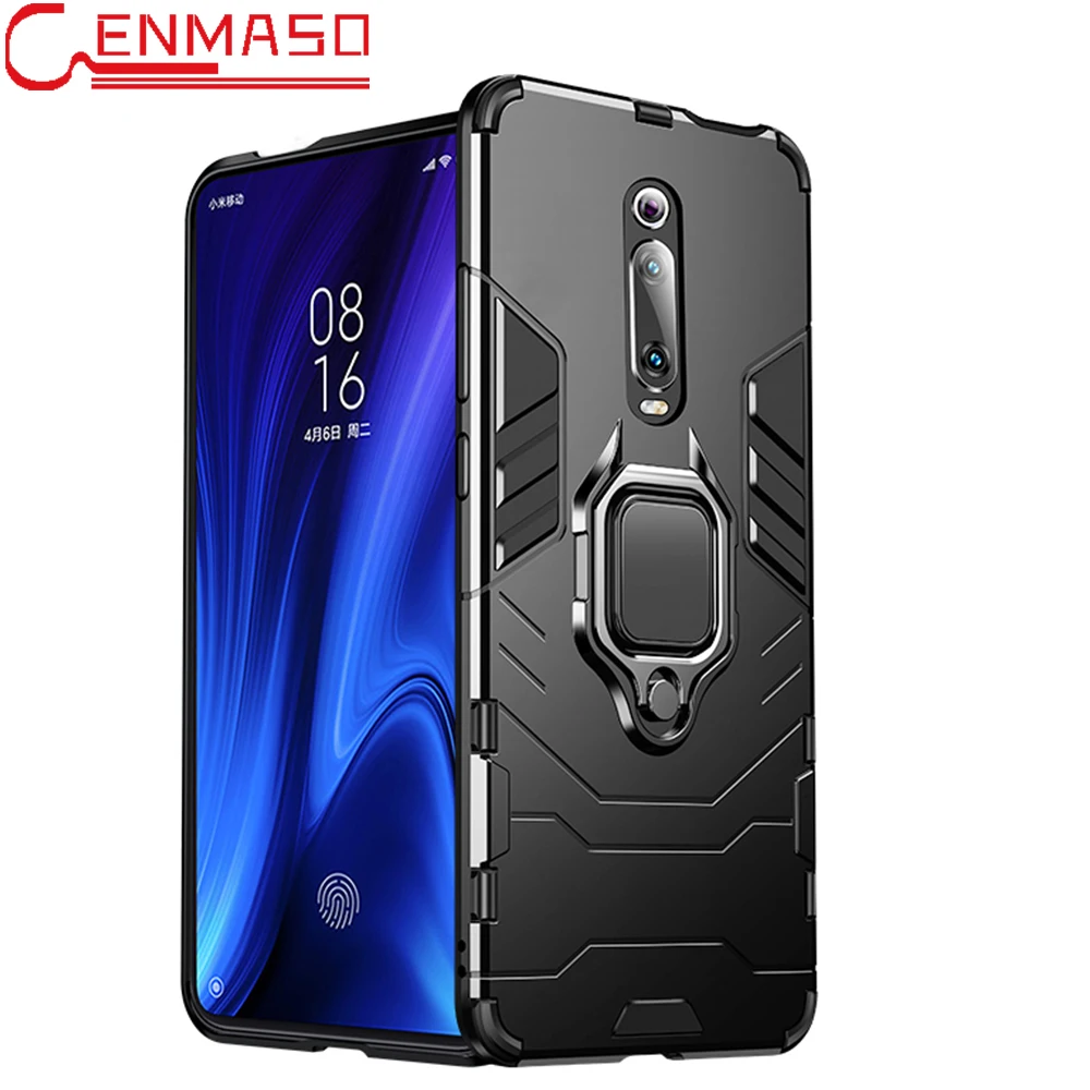 Для Red mi K20 Note 7 8 5 Pro Чехол-Броня с подставкой для Xiaomi mi 9T Pro mi 8 Lite 9T 9 SE чехол для Pocophone F1