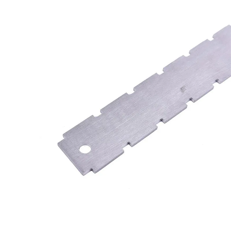 Зебра электрогитара стальной шейный прямой край (зубчатый) Luthiers инструмент для