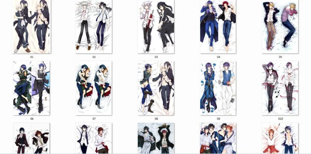 K missing kings project наволочка для подушки RETURN OF KINGS cool boys Isana Yashiro Suoh Mikoto Yata Misaki тела|pillow slip