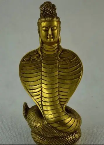 Металлические ремесла Западная мифология Латунное искусство змея женщина