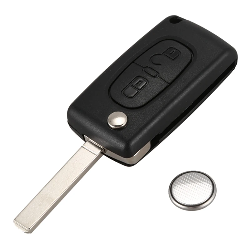 2 кнопки Корпус брелок пульт дистанционного управления для Citroen C1 C2 C3 C4 C5 с