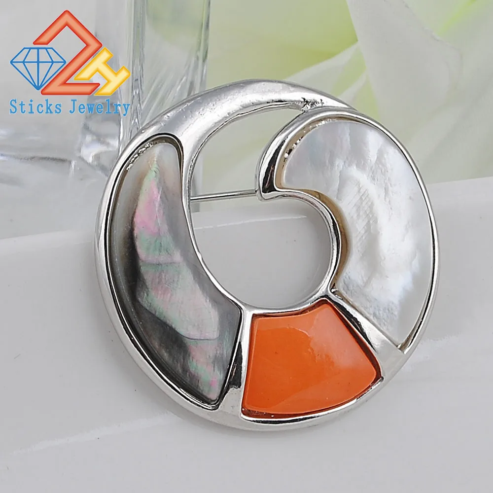 Женская Брошь с натуральным пресноводным жемчугом|scarf clip|wedding broochfashion jewelry brooches |