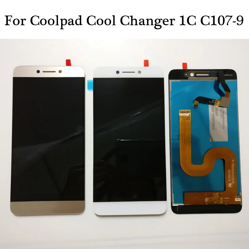 Оригинальный ЖК дисплей Вертикальный чехол книжка для Coolpad Прохладный смены 1C C107