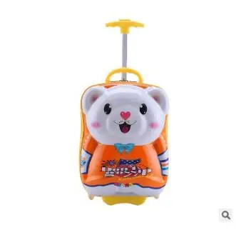 Bear kids suitcase for travel luggage suitcase for girls Kid wheeled bags  travel suitcase Children Rolling suitcase for Boys