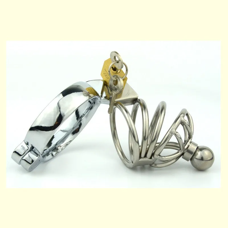 Металлический мужской ремень верности для пениса с член клетка рукавом секс