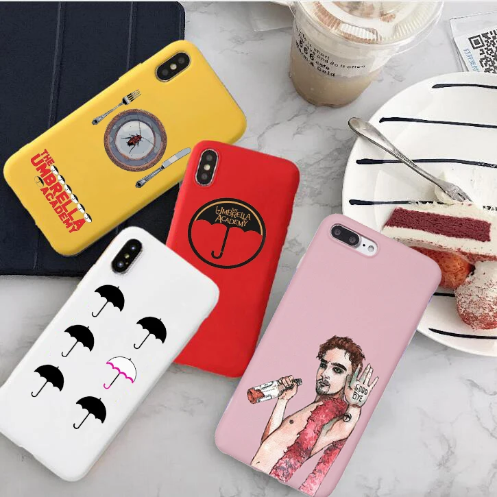 Чехол для телефона с логотипом umbrella academy iPhone X 7 Plus XS мягкий силиконовый чехол из