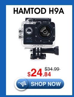 Спортивная камера HAMTOD S9 HD 4K WiFi, 2,0 дюймов, ЖК-экран, GC1034, Спортивная камера с разрешением 120 градусов