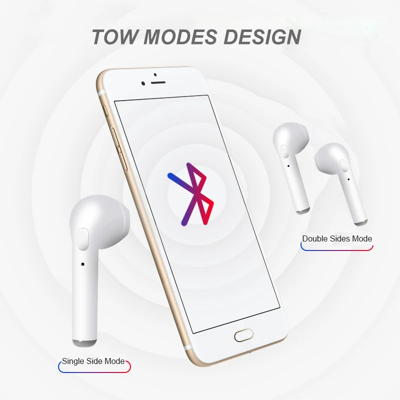 I7s TWS 5 0 портативные беспроводные Bluetooth-наушники Стереонаушники Гарнитура с