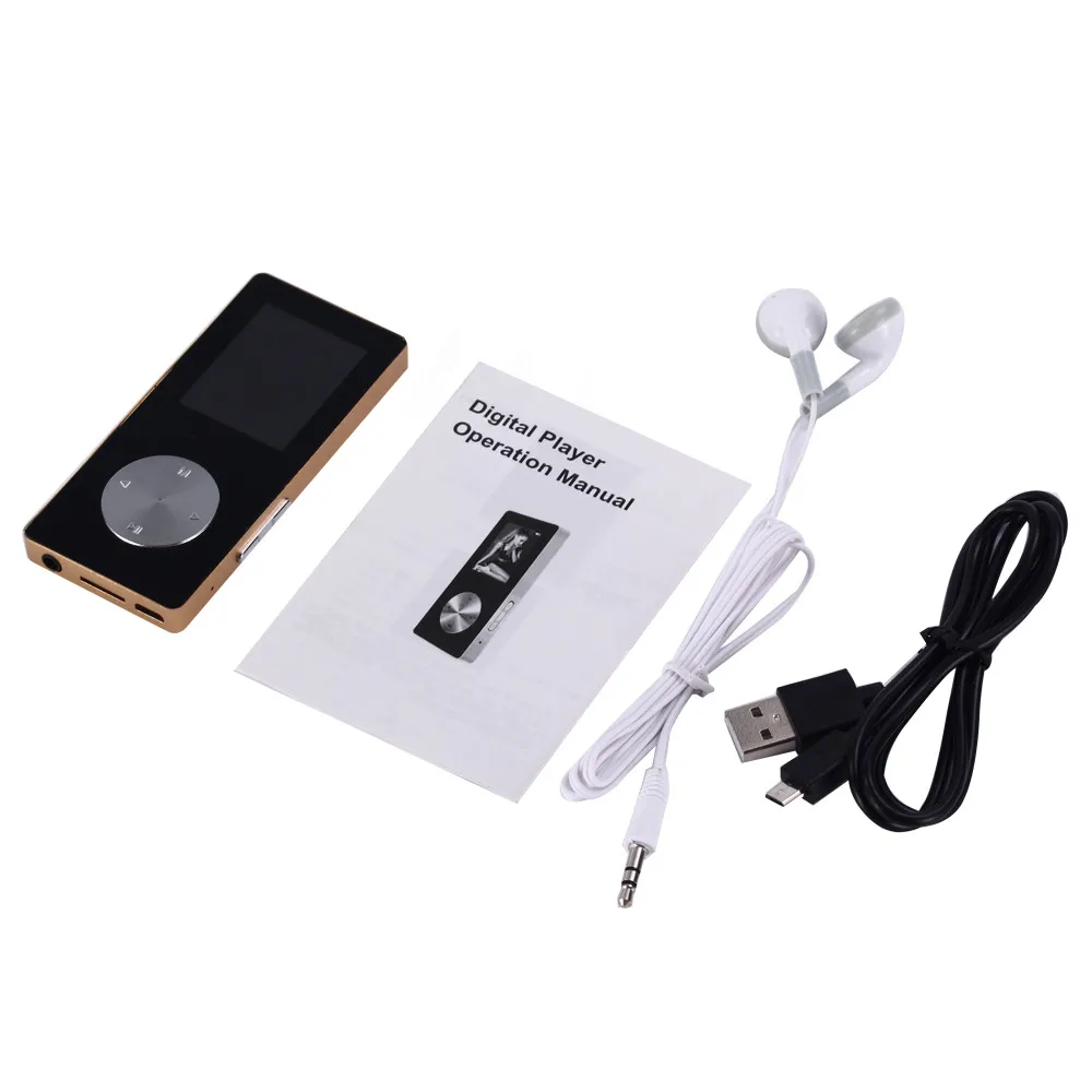C13 алюминий 1 8 дюйма экран MP3 музыка 4G 8G 16G спорт мини музыкальный mp3 плеер