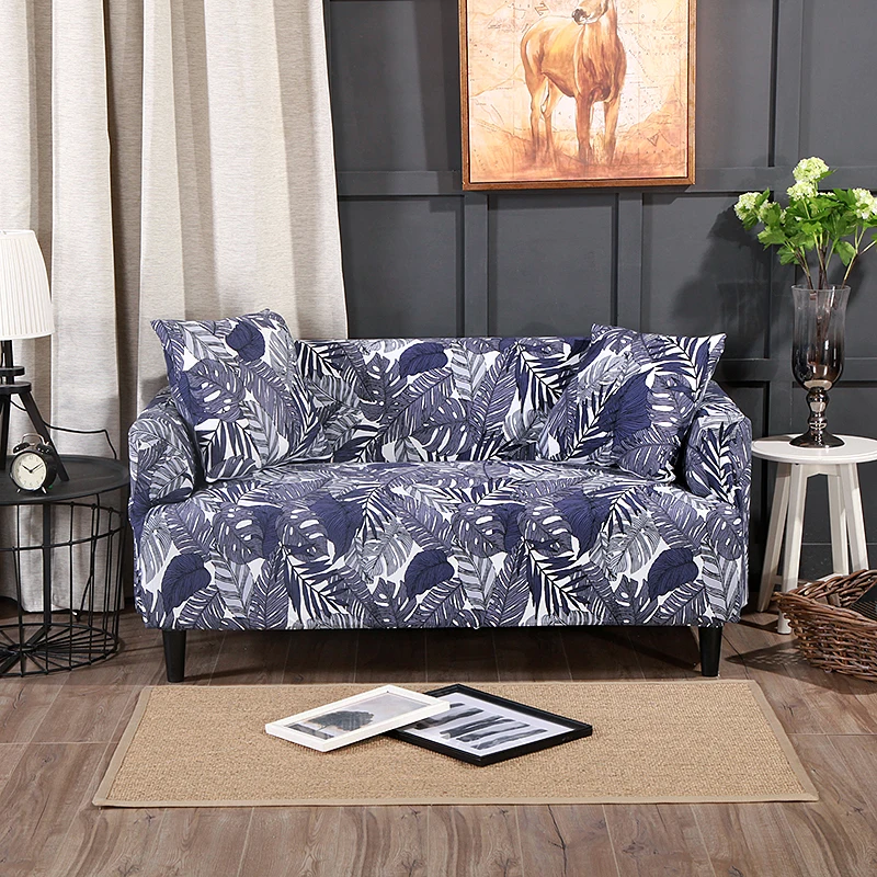 Color9 Форт Надежда чехлов чехлы на диваны Универсальный стрейч четыре сезона диван охватывает полиэстеровый чехол для сиденья для дивана 1/2/3/4-seater - Цвет: Color9
