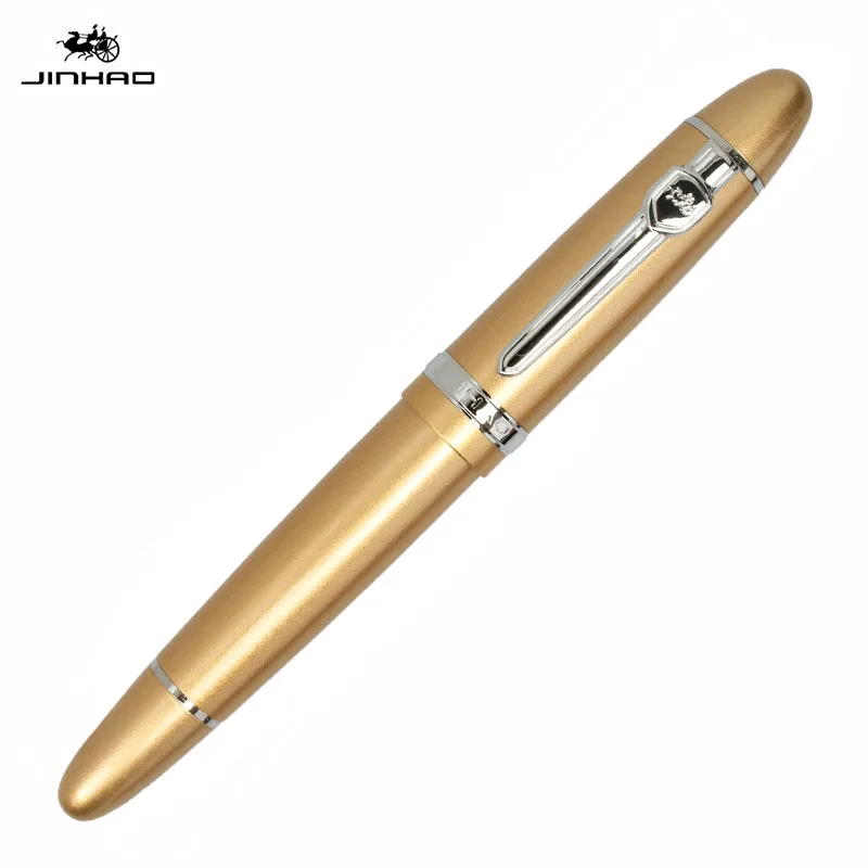 6 Jinhao 159 чистый черный и серебряный зажим 1,0 мм Изогнутый наконечник каллиграфия ручка Высокое качество металл авторучка чернила ручки - Цвет: 6