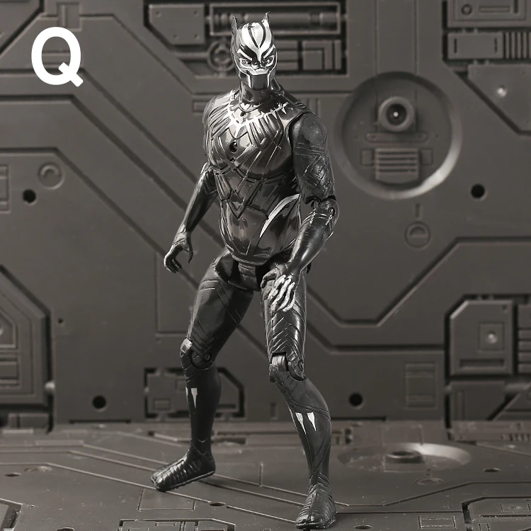 1 Piece Q Hasbro Marvel, Фигурки Мстителей, 16 см, герой, кукла, Железный человек, Человек-паук, Халк, Тор, танос, декоративная модель, детская игрушка, подарок - Цвет: 1 Piece Q